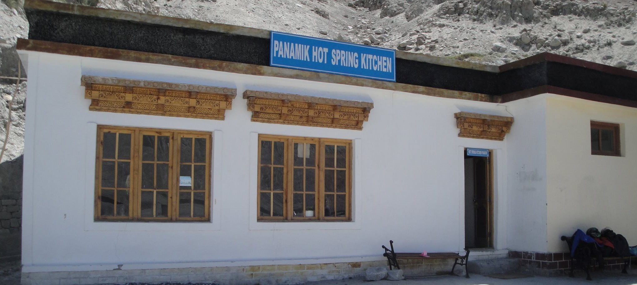 The panamik famous for hot springs in leh ladakh